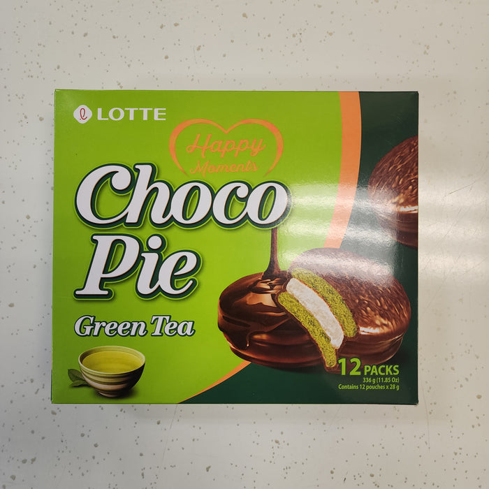 Lotte Choco Pie Green Tea, 336g