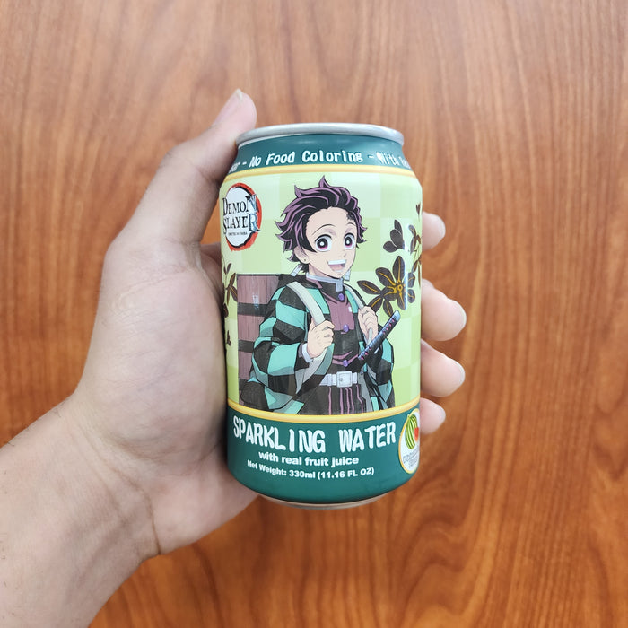 Anyyums Demon Slayer Watermelon Sparkling Water, 11.16floz