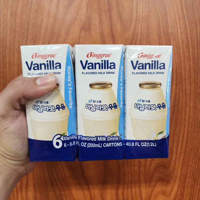 Bingrae Vanilla Milk, 6.8oz
