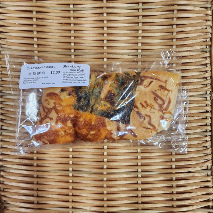 Qi Dragon Strawberry Jam Roll, each