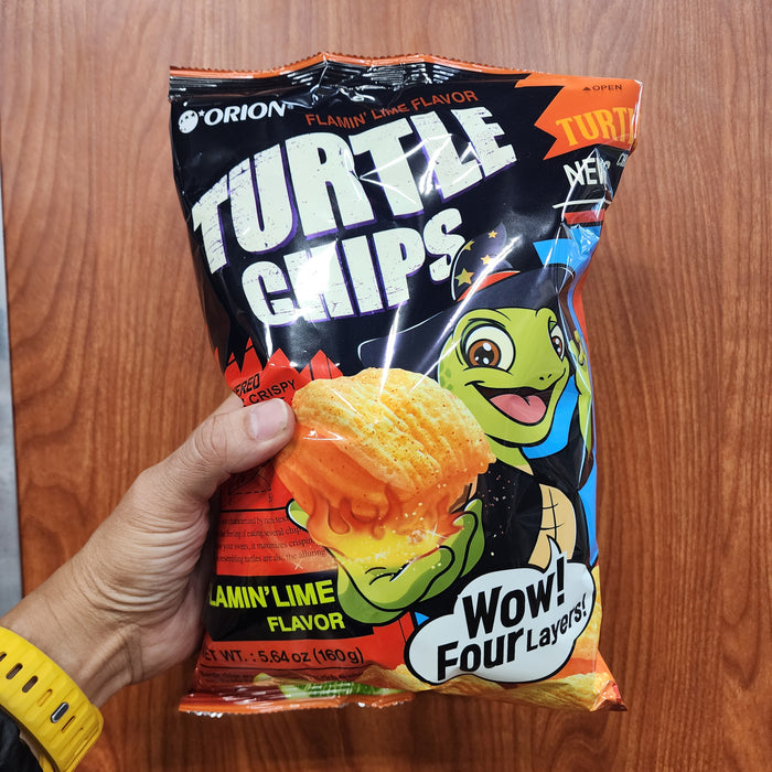 Orion Turtle Chips Flamin Hot, 5.65oz