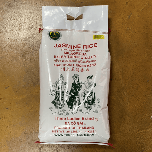 3 Ladies Brand Jasmine Rice, 25lb - Eastside Asian Market