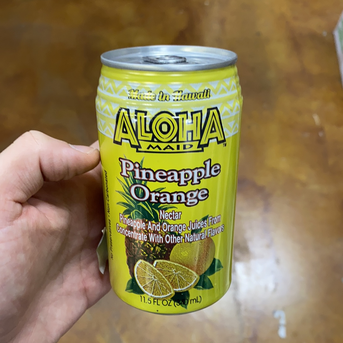 Aloha Maid Pineapple Orange Drink, 11.5oz - Eastside Asian Market