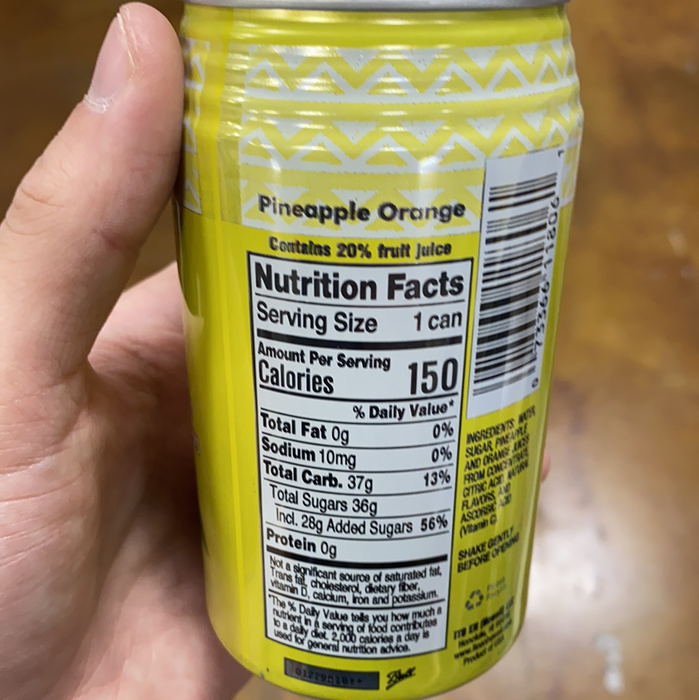 Aloha Maid Pineapple Orange Drink, 11.5oz - Eastside Asian Market