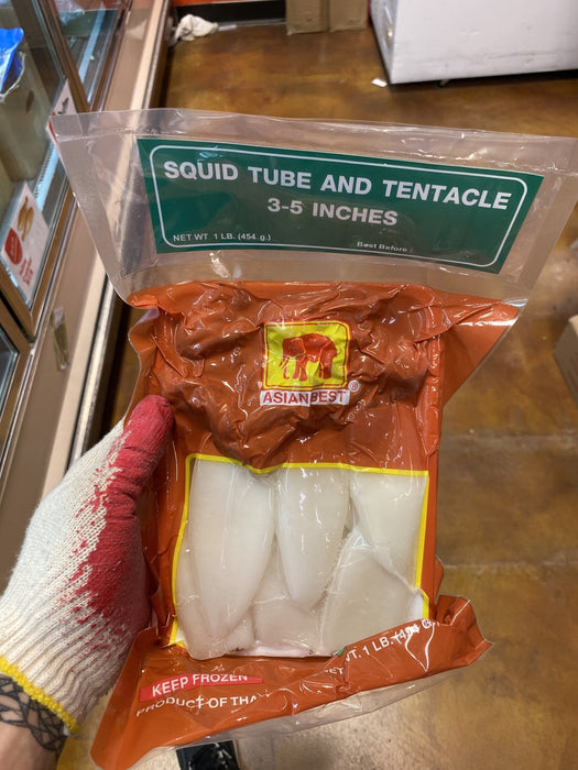Asian Best Squid Tube and Tentacle - 3.5" - Eastside Asian Market
