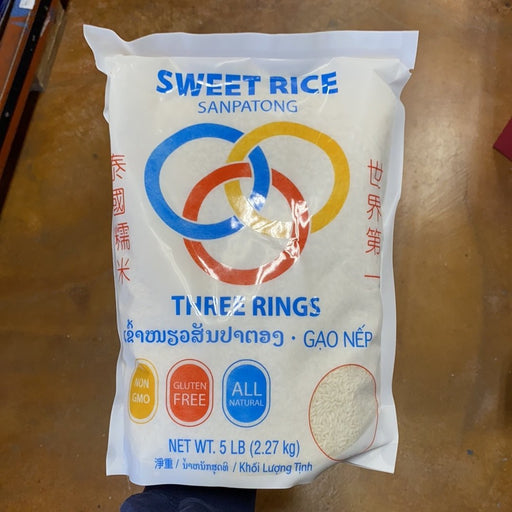 Asian Best Sweet Rice Sanpathong, 5lb - Eastside Asian Market