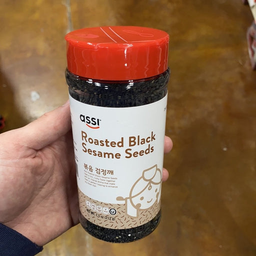 Assi Roasted Black Sesame Seeds, 8oz - Eastside Asian Market