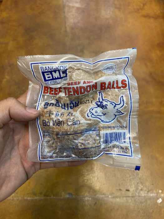Bangkok Fresh Beef Ball - Tendon, 11oz - Eastside Asian Market