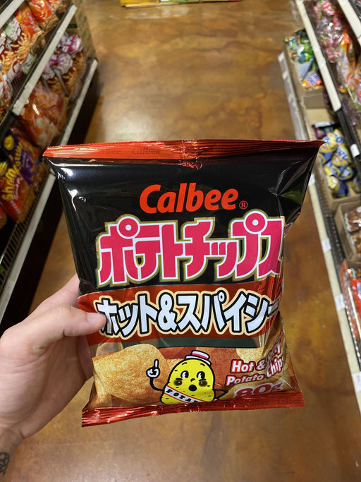 Calbee Potato Chips Hot and Spicy - 80g - Eastside Asian Market