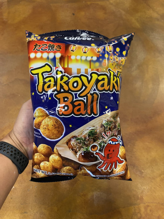 Calbee Takoyaki Ball Snacks, 90g - Eastside Asian Market