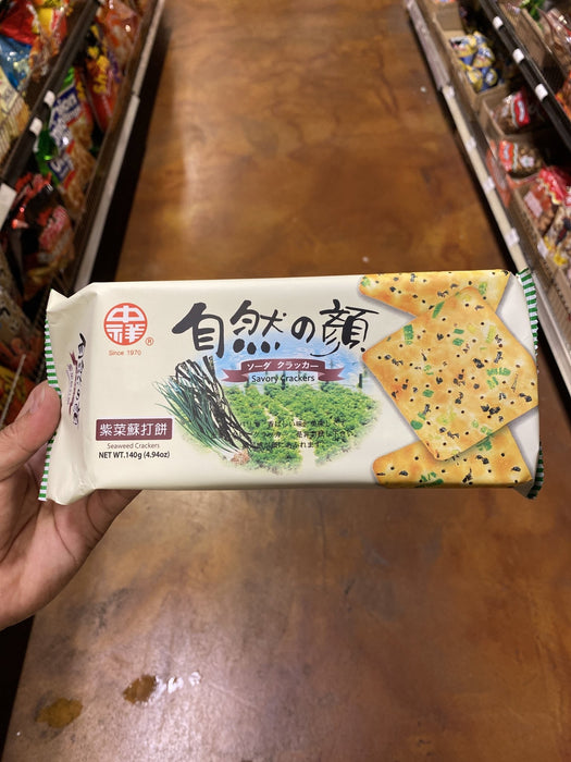 Chung Hsiang Soda Crackers - Laver Flavor - Eastside Asian Market