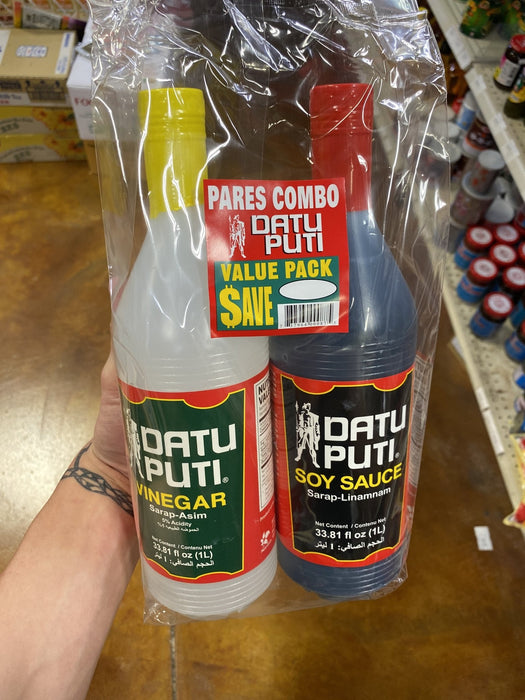Datu Puti Value Pack - Vinegar and Soy Sauce - Eastside Asian Market
