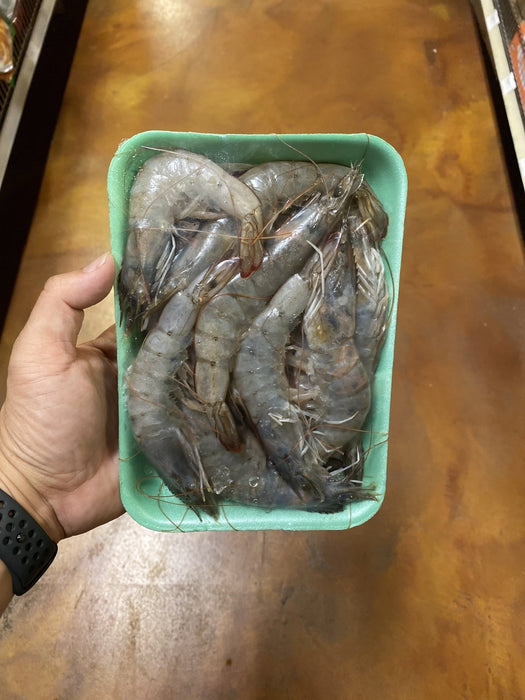 Frozen Shrimp Head-On, priced per pk - Eastside Asian Market