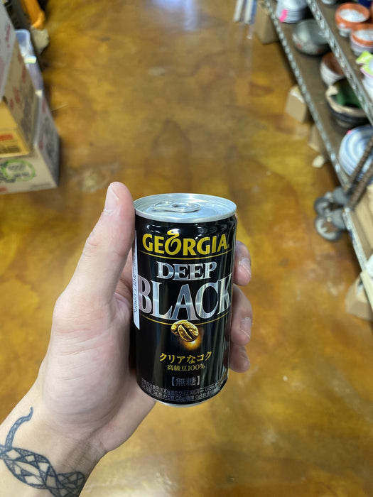 Georgia Deep Black Coffee, 6.5oz - Eastside Asian Market