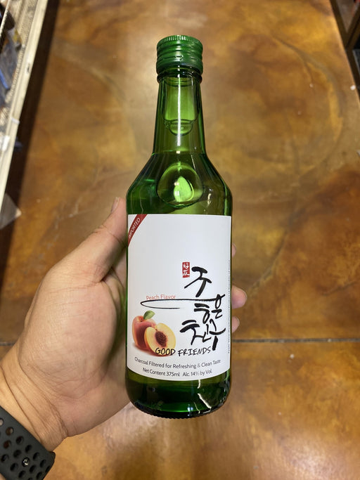 Good Friends Korean Wine Peach, 375ml (must show ID) - Eastside Asian Market