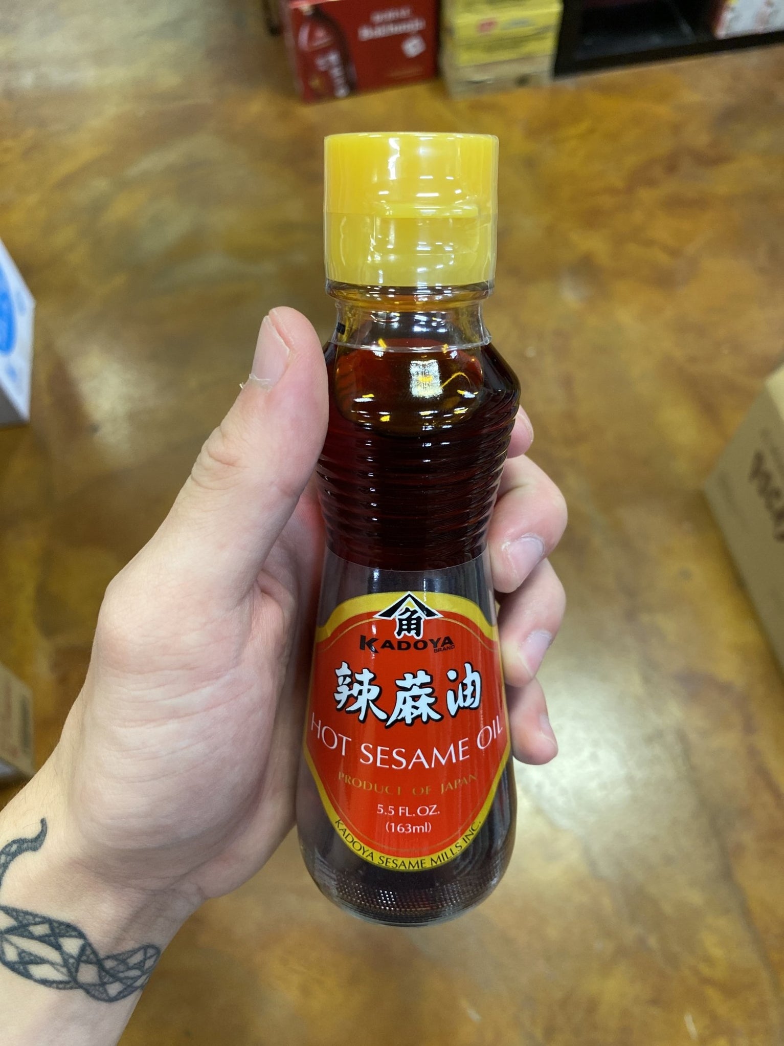 Kadoya Hot Sesame Oil, 5.5oz — Eastside Asian Market