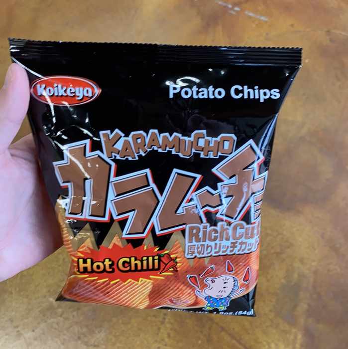 Koikeya Rich Cut Chip Spicy, 2oz - Eastside Asian Market