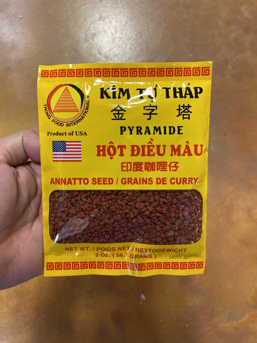 KTT Hot Dieu Mau - Annatto Seed, 2oz - Eastside Asian Market