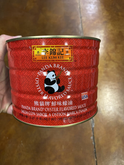 Lee Kum Kee Panda Oyster Sauce, 5lb Can - Eastside Asian Market