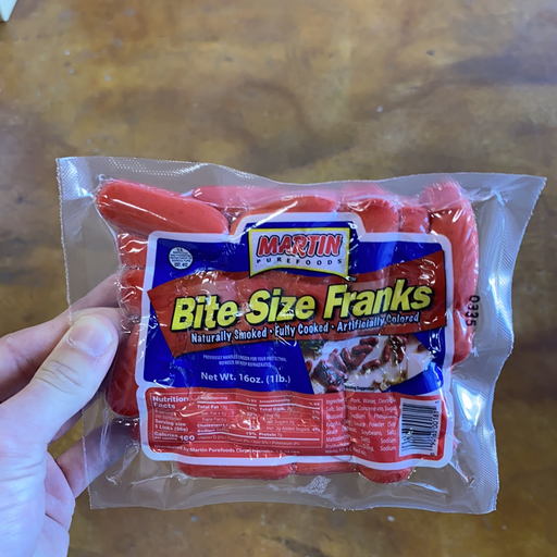 Martin Bite Size Franks, 16oz - Eastside Asian Market