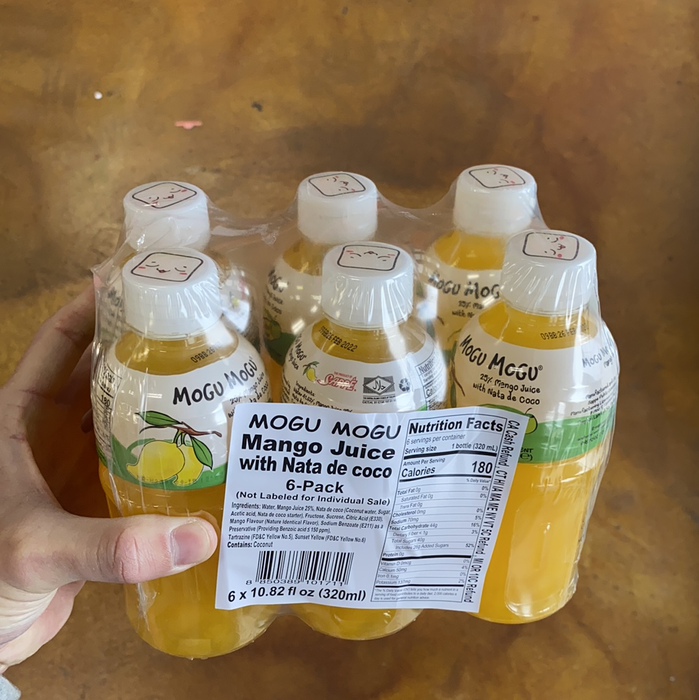 Mogu Mango Juice, 6pk - Eastside Asian Market