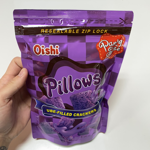 Oishi Ube Filled Crackers, 5.29oz - Eastside Asian Market