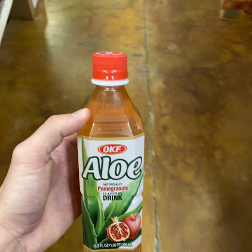 OKF Aloe Pomegranate Juice, 500ml - Eastside Asian Market