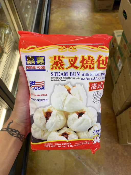 Prime Food Steamed Bun with Roast Pork, 10pc - Eastside Asian Market