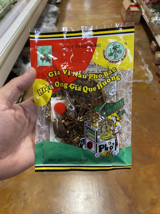 Que Huong Gia Vi Nau Pho - Pho Season Packet - Eastside Asian Market