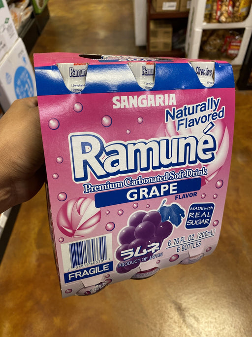 Sangaria Ramune Soda Drink - Grape - Eastside Asian Market