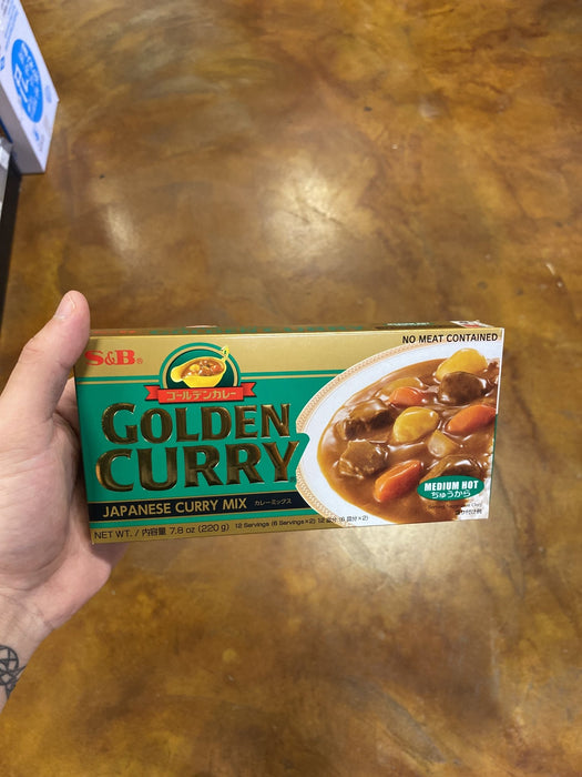 SB Golden Curry Sauce Mix JB-Med Hot, 8.46oz - Eastside Asian Market