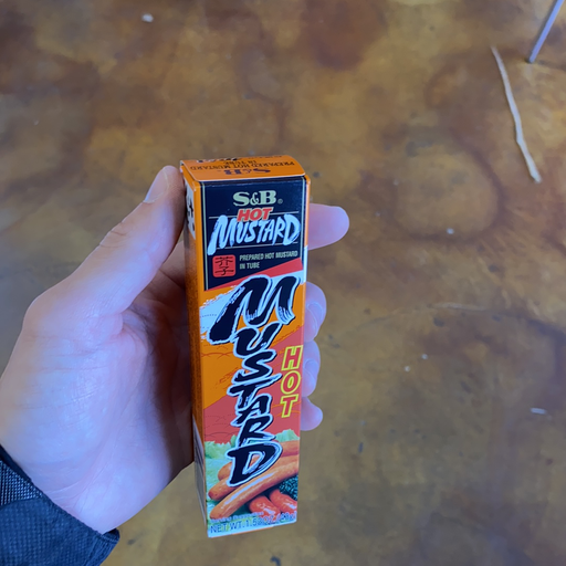 S&B Hot Mustard in Tube, 1.52oz - Eastside Asian Market