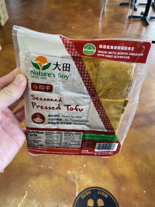 Seasoned Pressed Tofu, 8.5 oz - Eastside Asian Market