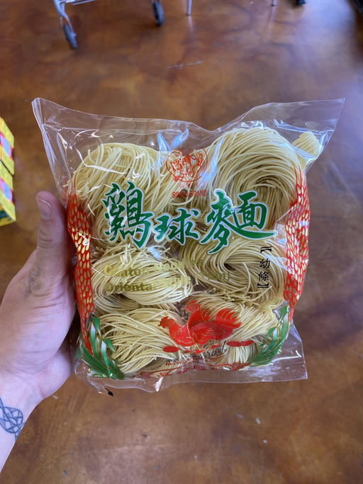 Sinbo Dried Chicken Noodle- Thin, 375g - Eastside Asian Market