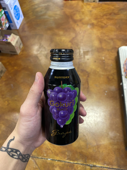 Suntory Gokuri Grape Drink, 400ml - Eastside Asian Market