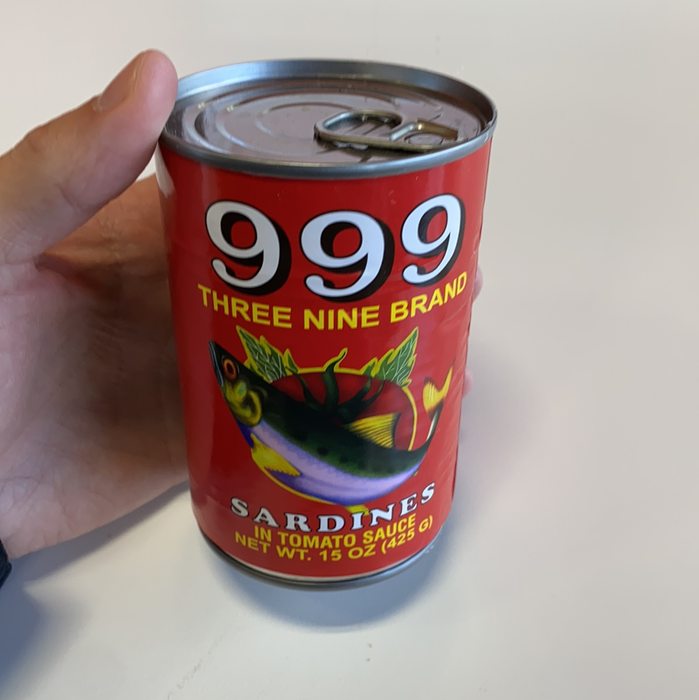 Three Nine Sardines In Tomato Sauce, 15oz - Eastside Asian Market
